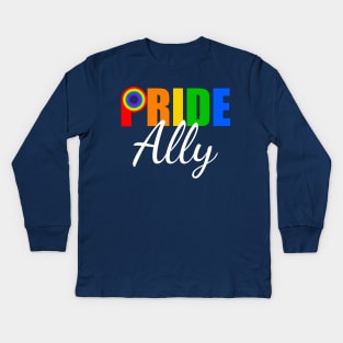 Gay Pride Ally Kids Long Sleeve T-Shirt